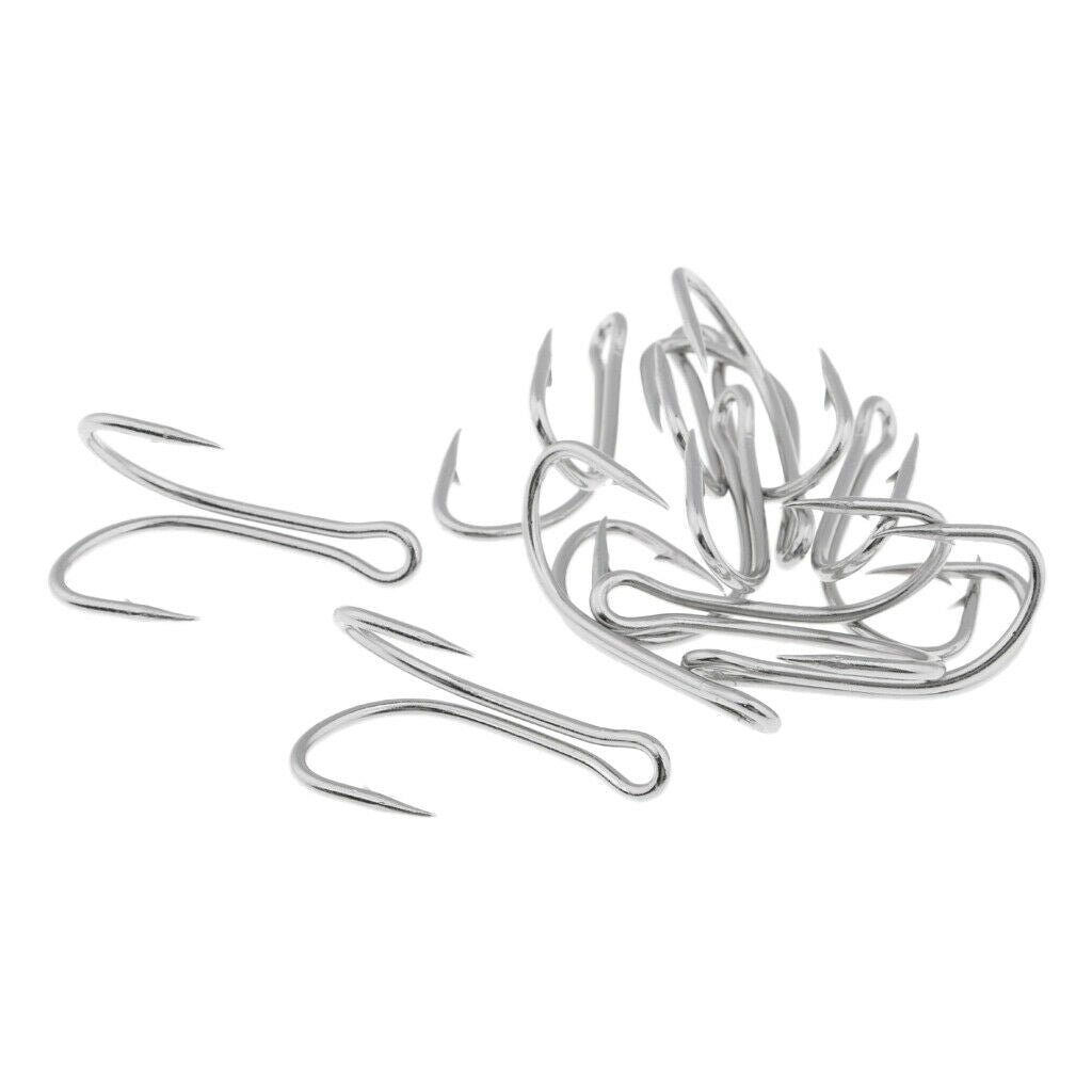 10pcs High carbon steel Strong Dual Fishing hooks, Frog Toad   Hook 28-#