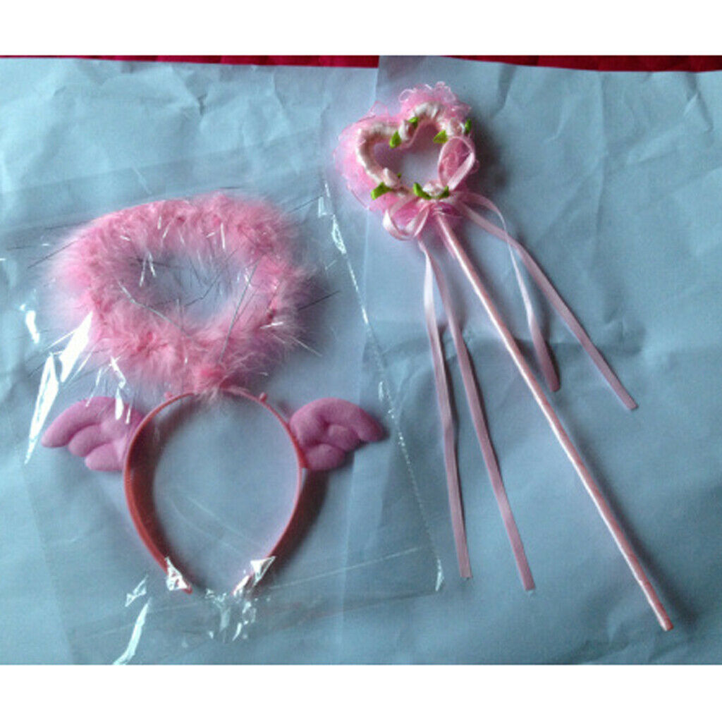 6 Pieces Romantic Pink Heart Shape Princess