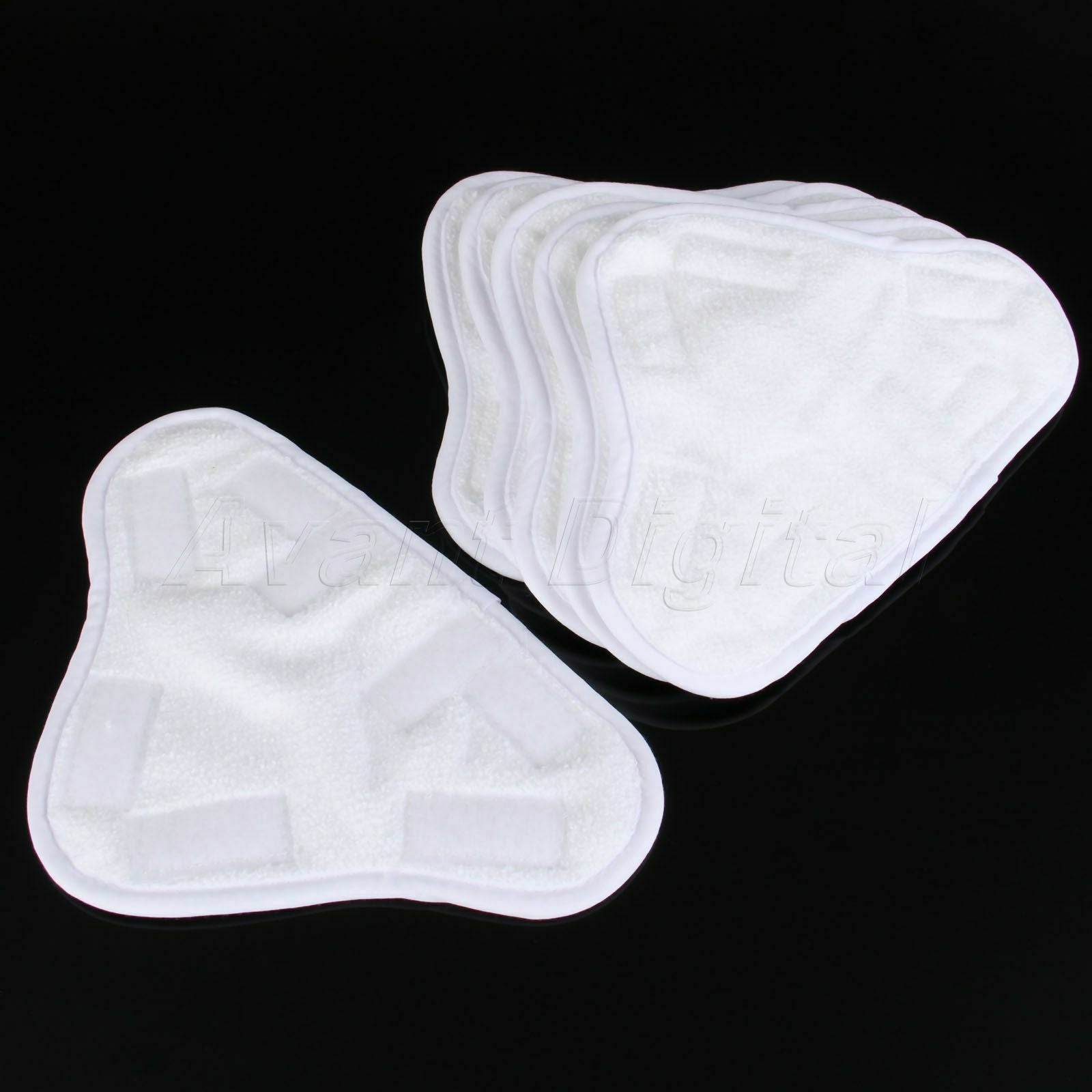 3Pcs Microfiber Steam Mop Cloth Head Pad Towels Washable H20 H2O X5 Replacement