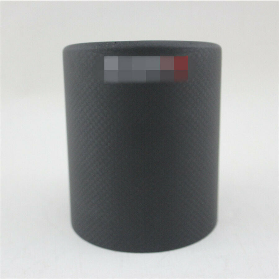 89mm Matte 100% Carbon Fiber Car Exhaust pipe Cover Muffler Pipe Tip Accessories