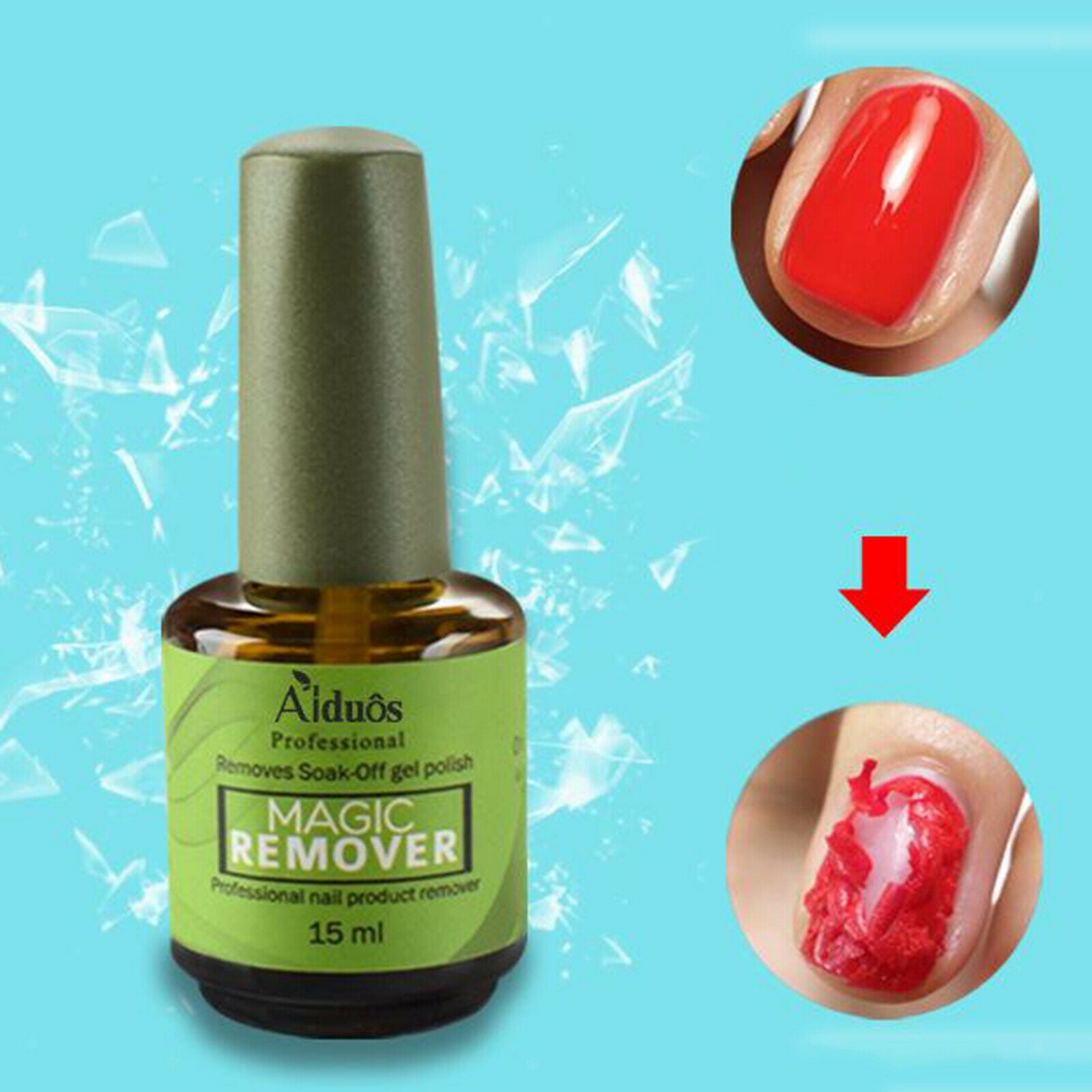 Vinimay Gel Polish Burst Magic Soak Off Remover Nail Cleaner Nail Manicure Tool