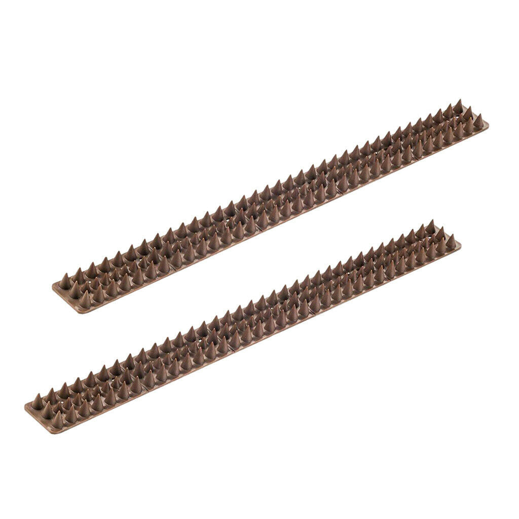 2x Spikes Birds Fence Spikes Security Spikes Keep Off Roosting Cats Dogs