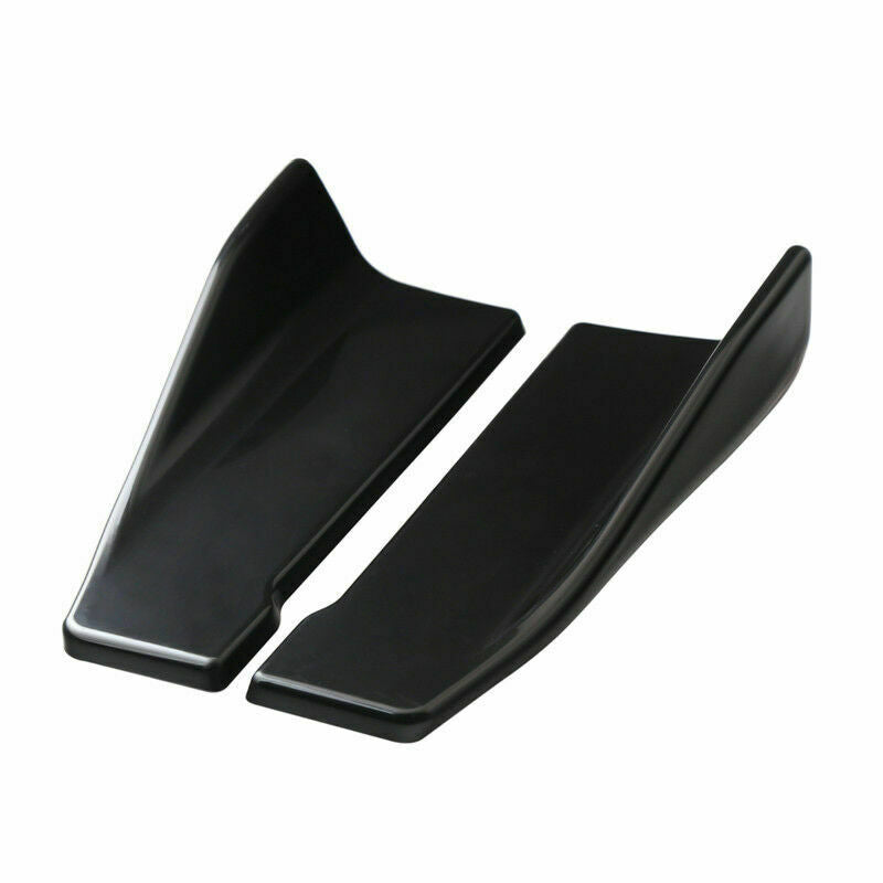 Universal Car Bumper Spoiler Rear Lip Side Skirt Rocker Wings 35cm  /13.78" ABS