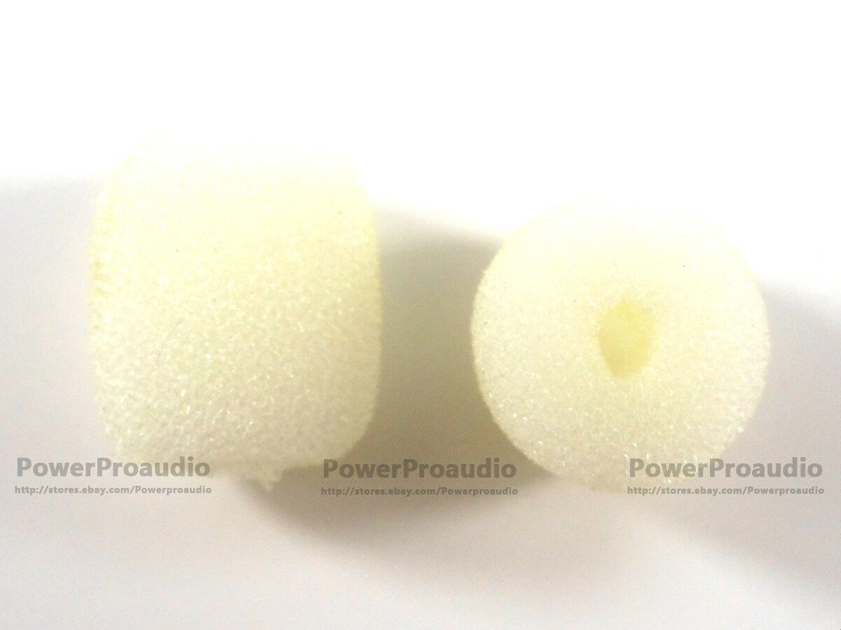 10pcs Mini Beige Foam Covers Windscreen Windshield for Beige Headset Microphone