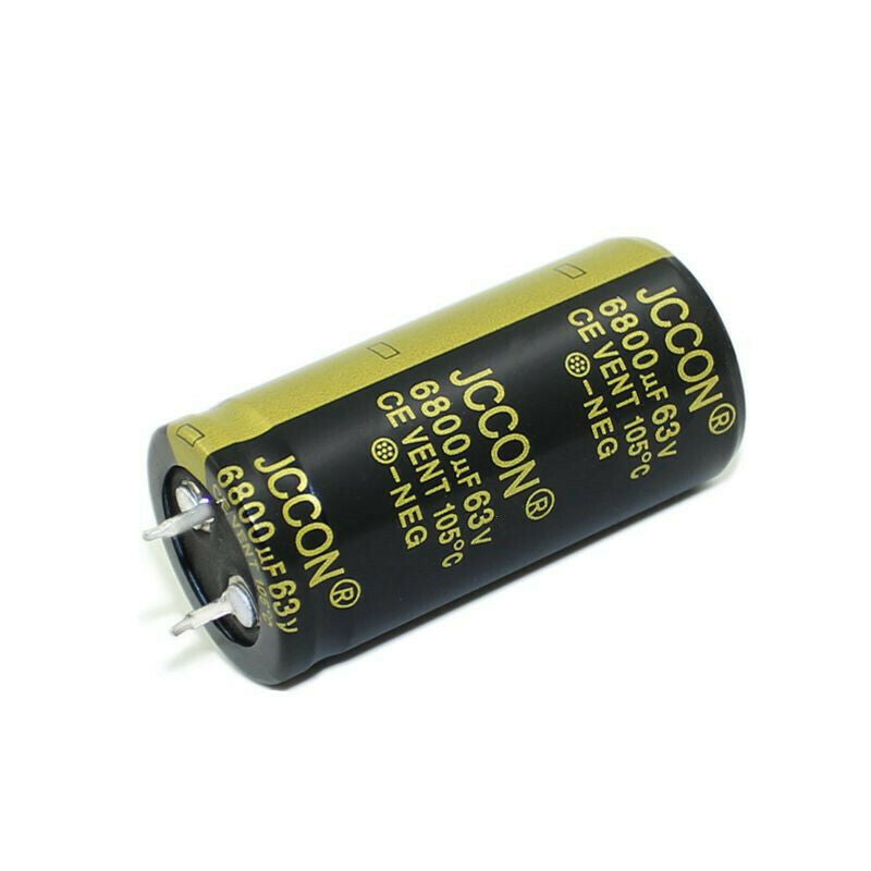 1pcs 63v6800uf Aluminum electrolytic capacitor Audio filter capacitor 25x50mm