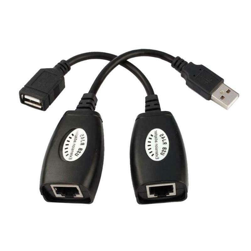 USB2.0 to Rj45 Ethernet Wire Extension Adapter Signal Extender Amplifier