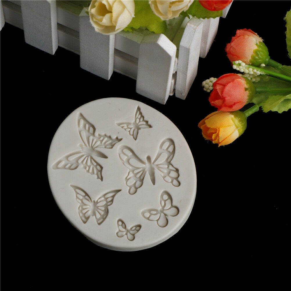 sugar craft butterfly silicone mold fondant cake decor tool chocolate mol.l8
