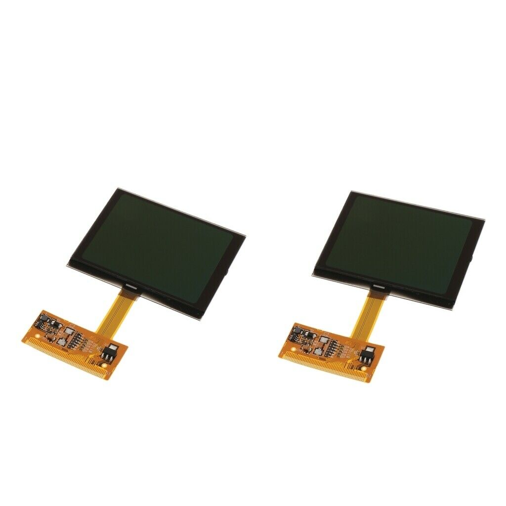 2Pcs Replacement Auto LCD Display Screen Instrument Cluster for Audi New