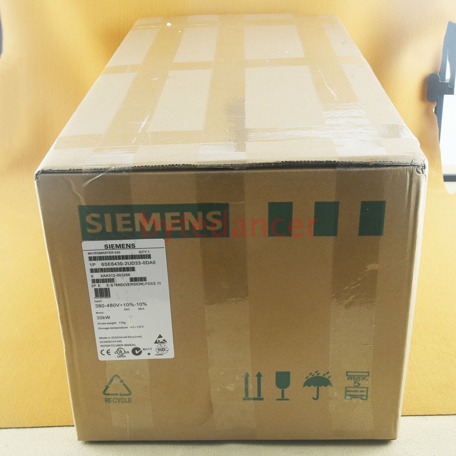 1PC New Inverters 6SE6430-2UD33-0DA0 One year warranty Fast  SM9T