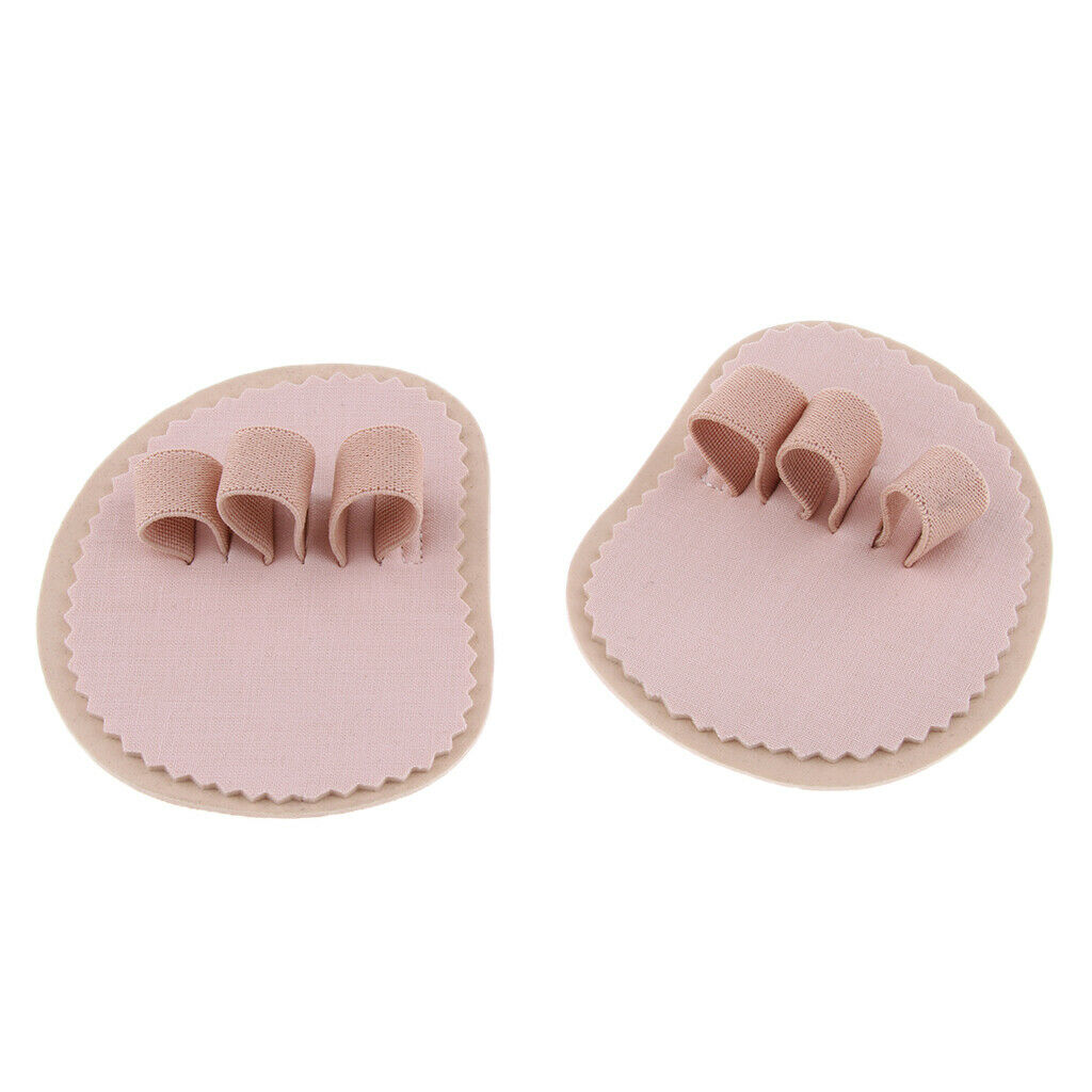 Gel Toe Separators & Spacers - Pack of 2 - 3 Toes Hammer Toe Straighteners,