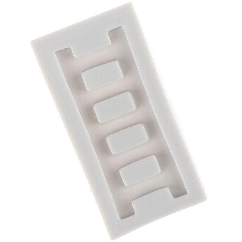 Ladder Fondant Silicone Mold Biscuits Chocolate Mould Cake Decorating Too.l8