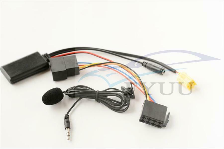 Car Radio Stereo BT AUX-IN Wiring Microphone for Fiat Lancia SMART 451 Alpha