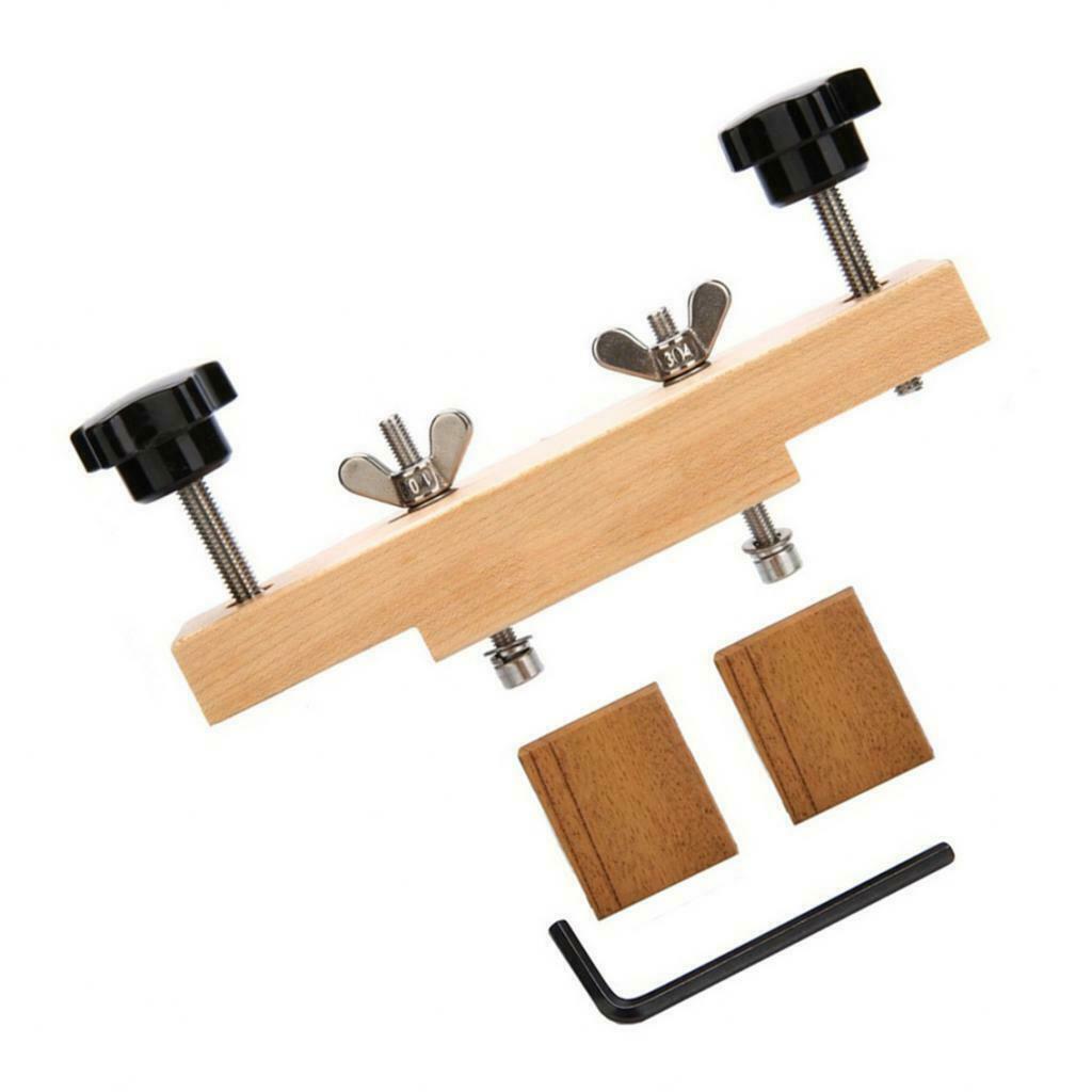 Maple Wood Acoustic Guitar Bridge Clamp Set Luthier Tools 1.45x6.02x0.94inch