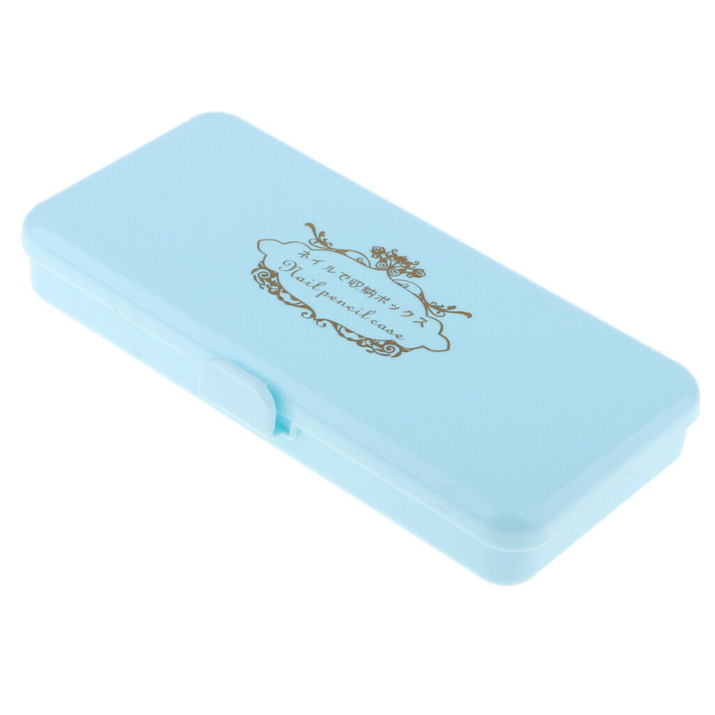 Empty Makeup Brush Holder Organizer Box Nail Art Pen Brush Storage Container