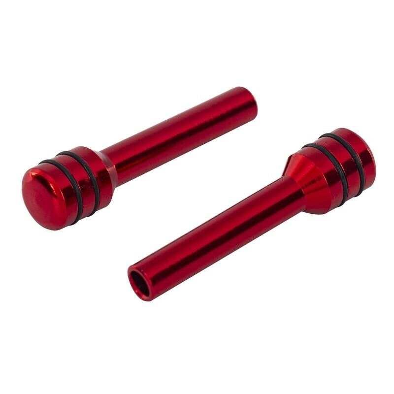 Red Universal Car Truck Interior Interior Door Lock Knob Pull Pin Cover Aluminum