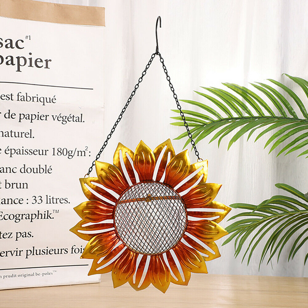 Hanging Bird Feeder Sunflower-Shaped Hanging Feeder For Yard Garden Outdoor