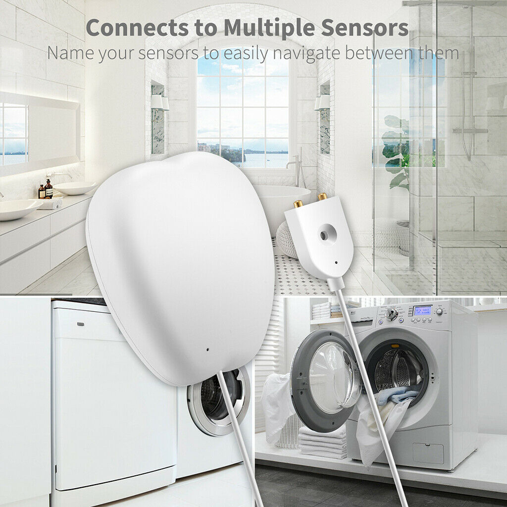 Water Leak Alarm Sensor Sink Water Overflow Alerts Sensor APP Control Home