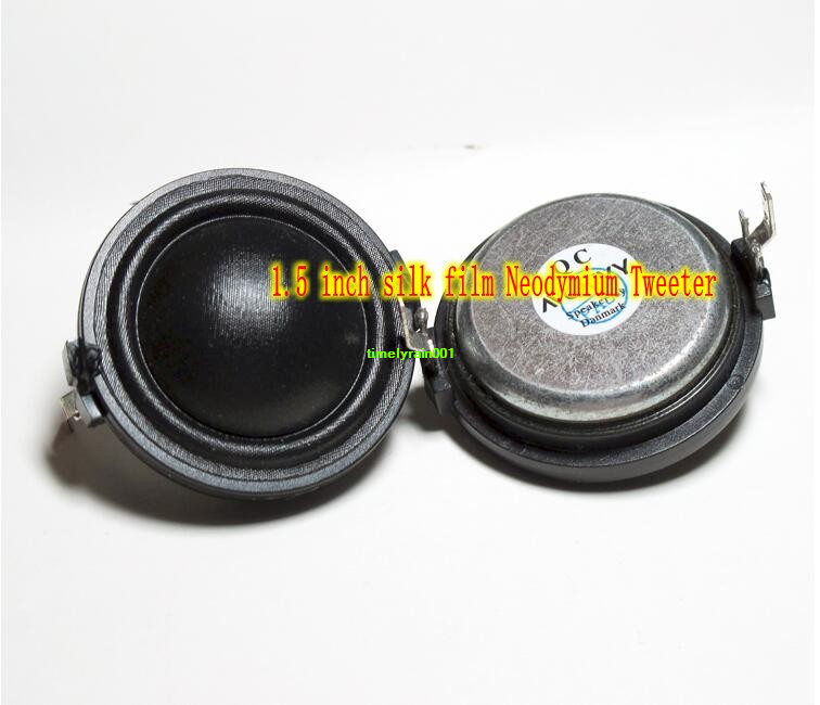 2pcs 1.5"inch 20W 4Ω/8Ω Silk film Tweeters neodymium Speaker Car Audio Parts