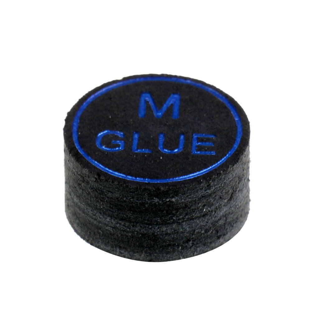 2X High Quality Pigskin Leather Billiard Pool Cue Tips - 13mm - Medium