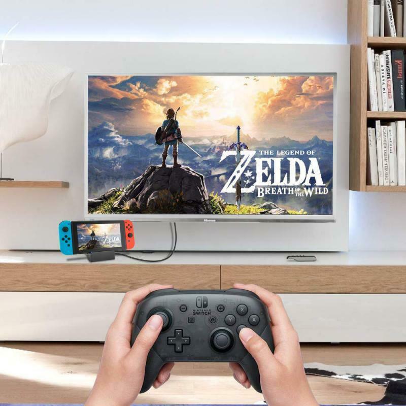For NS Switch Charging Docking Mini Switch Stand Portable TV Output Converter