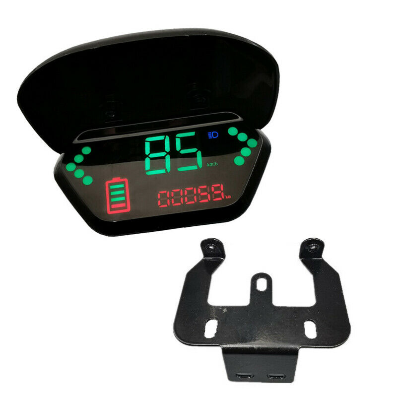 48V/60V/72V Electric Scooter LED Display Instrument + Bracket Speed Indicator