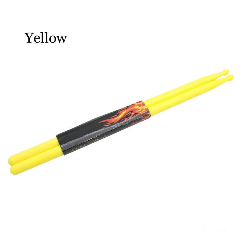 5 Pair of Durable 5A Nylon Drum Stick 405mm/ 15.7'' 5 Color/Set Drum Sticks USA
