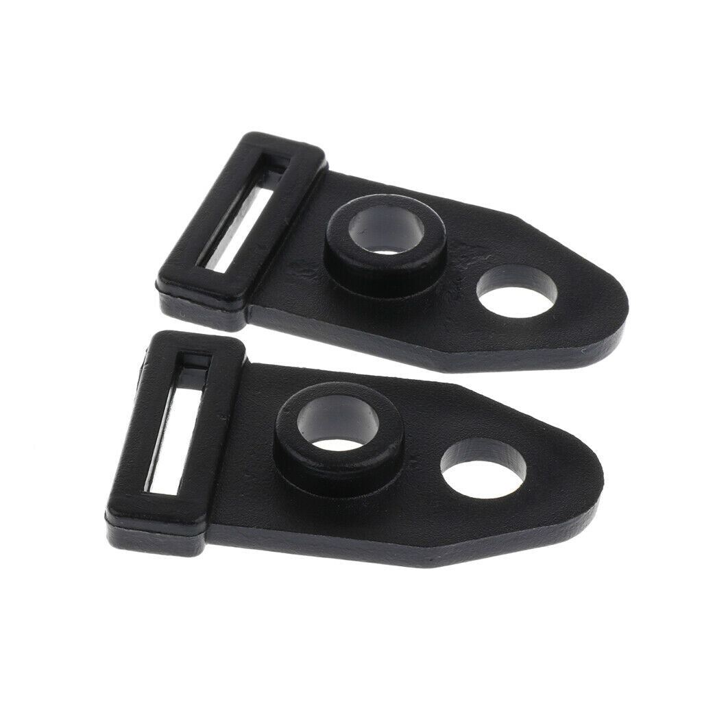 10pcs High-strength Tent Clip Camping Tent Feet Clamp for Outdoor Black 4cm
