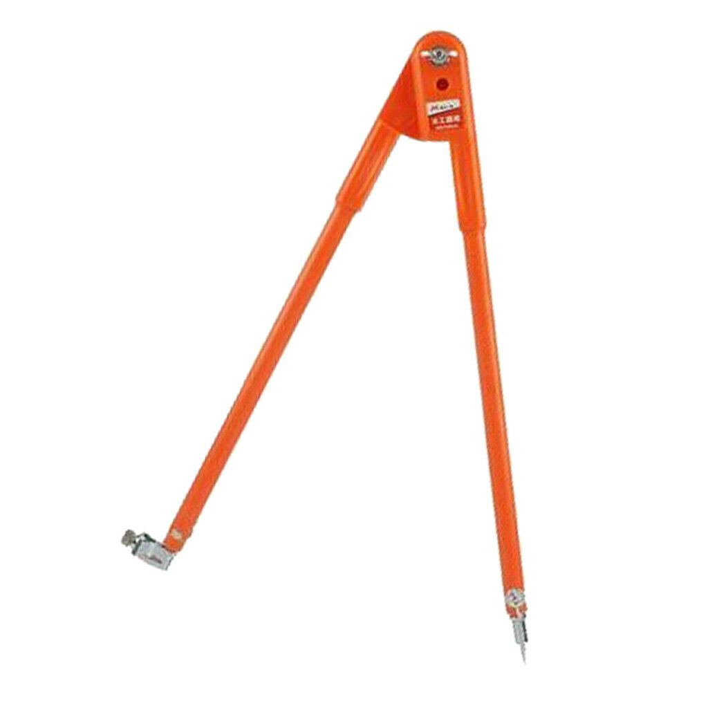 Precision Plastic Scribing Compass Caliper with Pencil Holder Map Plotting