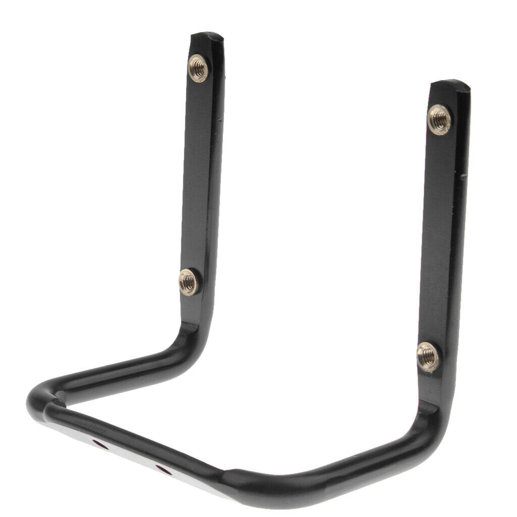 Double Rack Water Bottle Cage Holder Bicycle Back Seat Frame Hanger Black