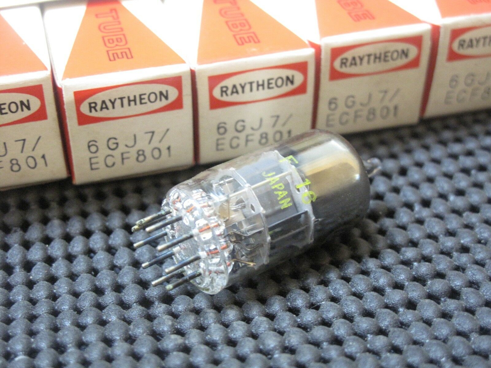 10PCS - RAYTHEON ECF801 / 6GJ7 Vacuum Tube -  NIB / NOS