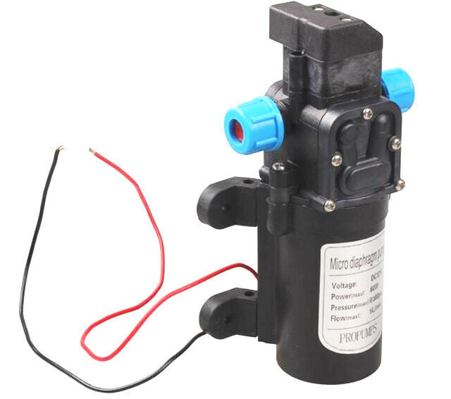 12V 5L/min 60W Micro Diaphragm High Pressure Self Priming Water Pump