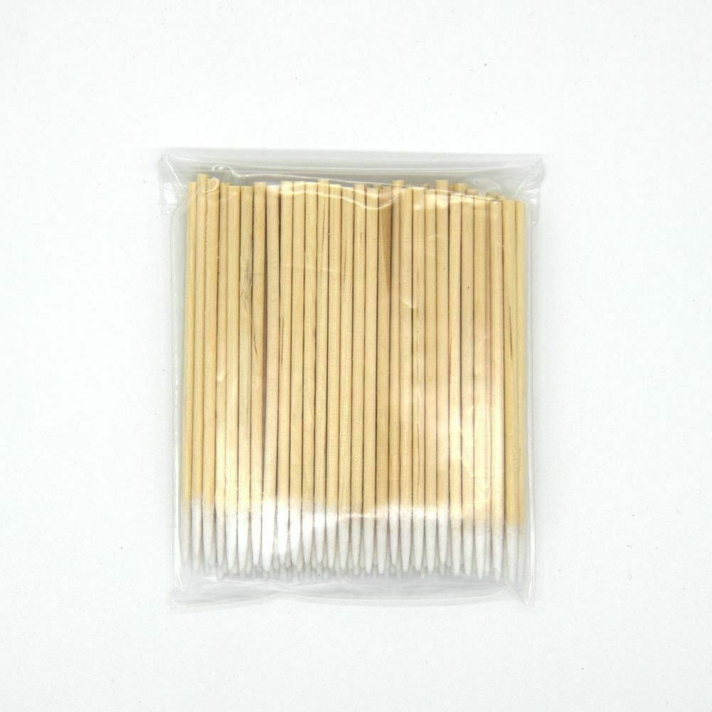 100PCS Cotton Swabs Pointed Swab Applicator Q-tips Wooden Sticks Applicator Lot