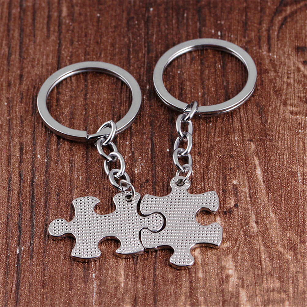 2pcs you are my person keychain letter puzzle key ring creative ke.l8