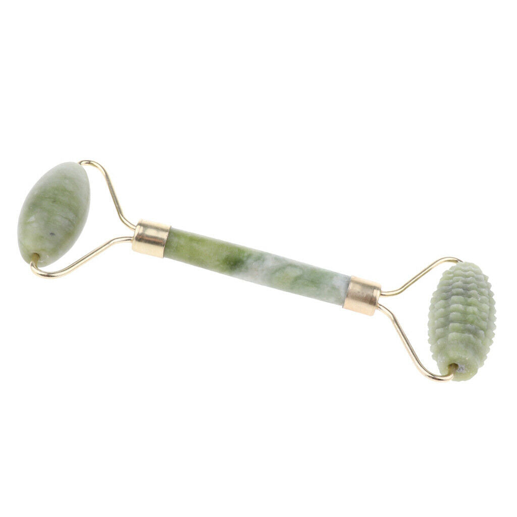 2 Pieces Natural Jade Face, Neck, Body, Spa, Massage, Roller, Lifting