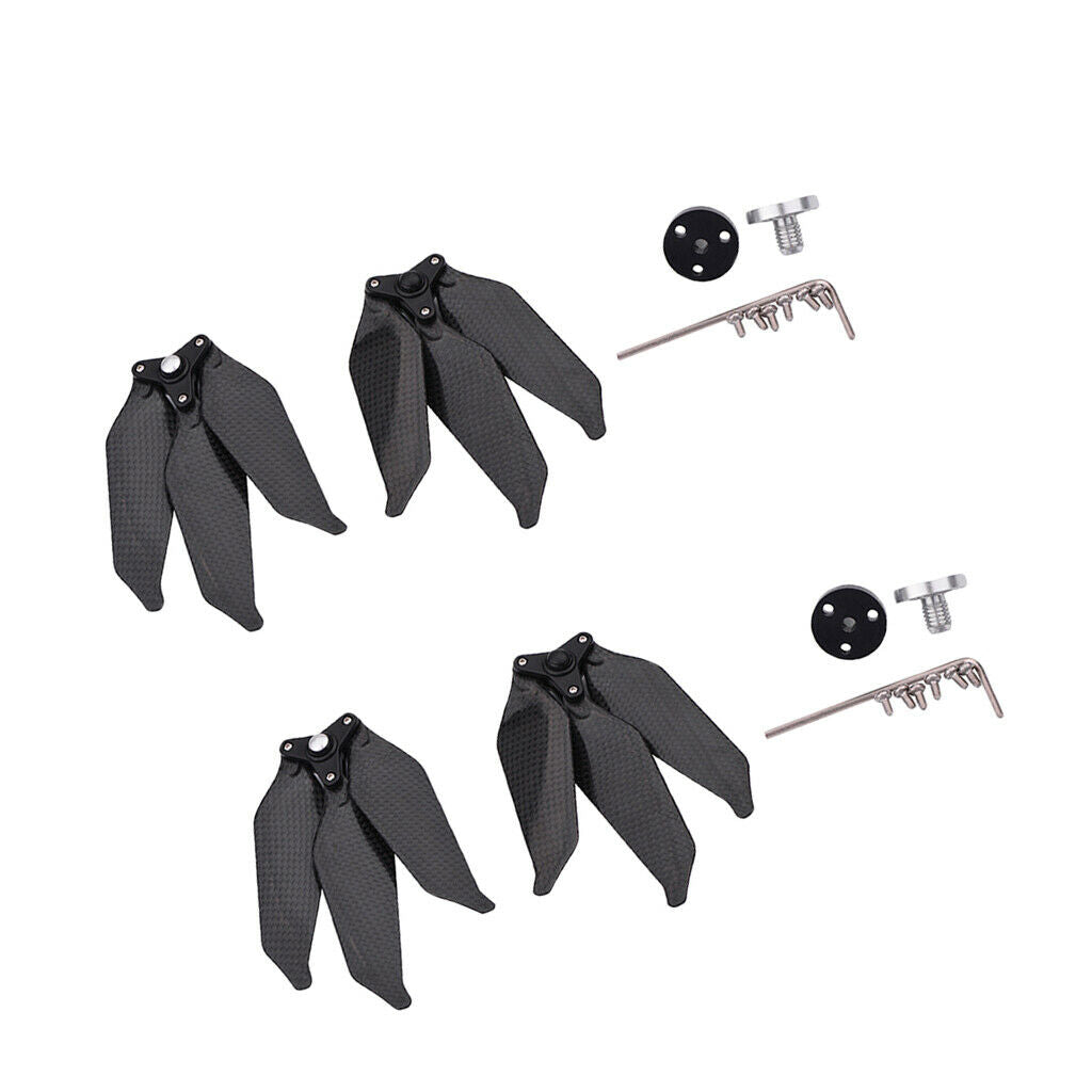 2 Pair Of 3  Carbon Fiber Propeller Noise Reduction 9455S For