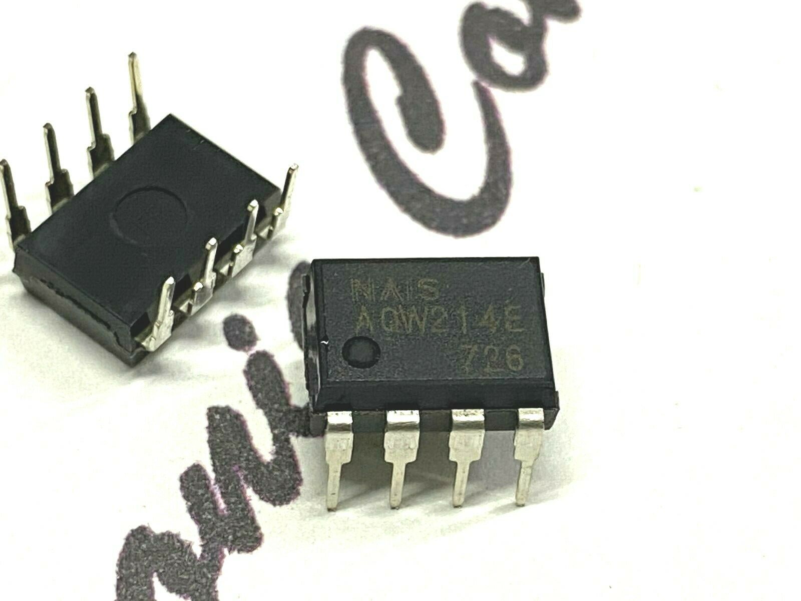 1pcs -  NAIS AQW214E (A):0.13A 400VDC / 0.13A 400VAC DIP-8 Solid State Relay