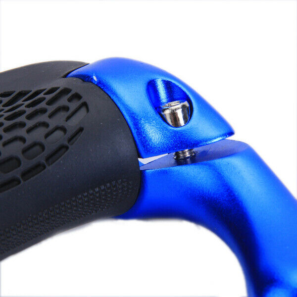 1 Pair Multi-position Bicycle Bike Bar Ends Handlebar Grips (Blue)