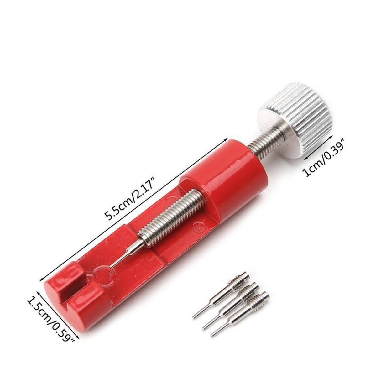 Bracelet Link Pins Remover Kit Metal Adjuster Watch Band Strap Pin Removal Tool