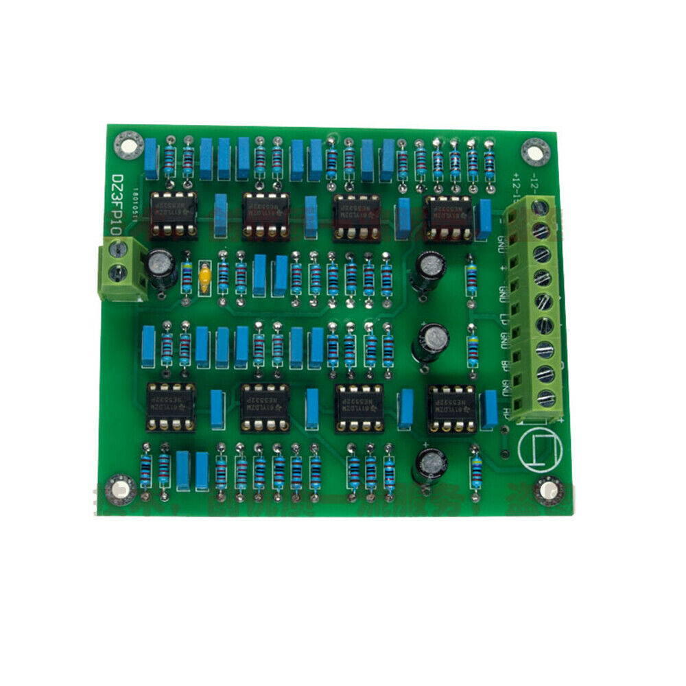 Preamp NE5532 Op Can Adjust/Customized Three-Frequency Divider Crossover Output