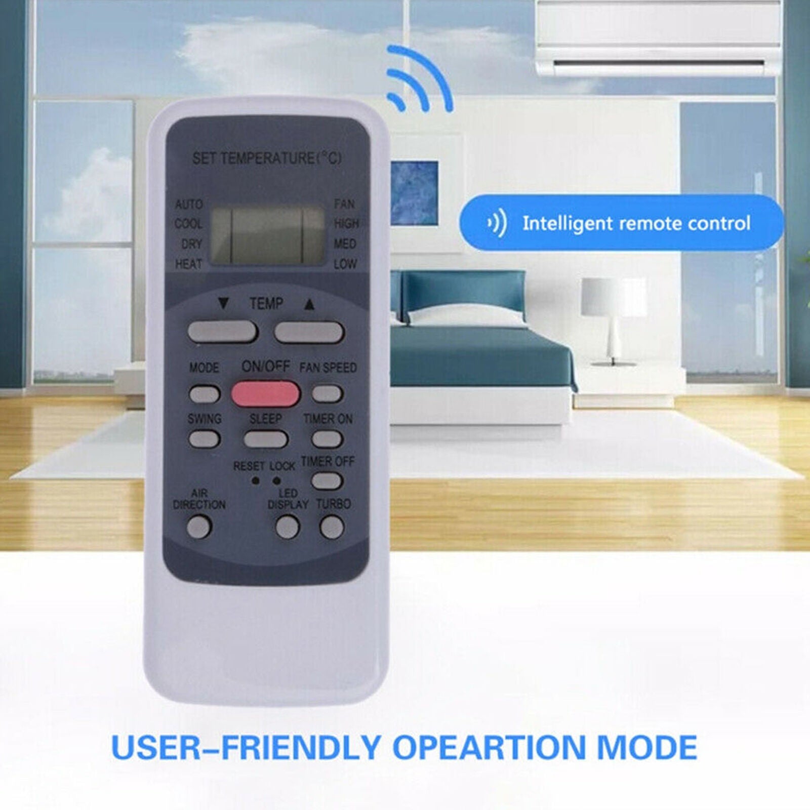 For Midea Split & Portable Air Conditioner Remote Control R51M/E for R51/E
