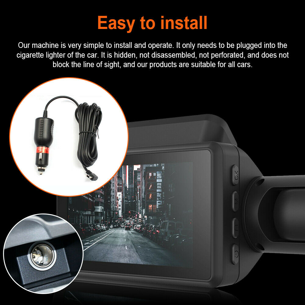 3inch Car Driving Recorder Motion Detection 1080P Infrared Night Vision Video