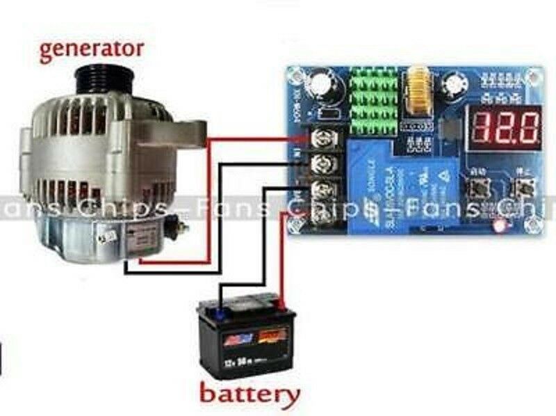 6-60V lead-acid Battery Charging Controller Protection switch 12V 24V 48V L99