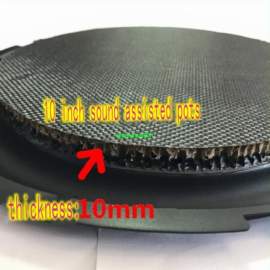 1pcs 10"inch bass radiator passive Speaker Bass diaphragm Bass vibration board