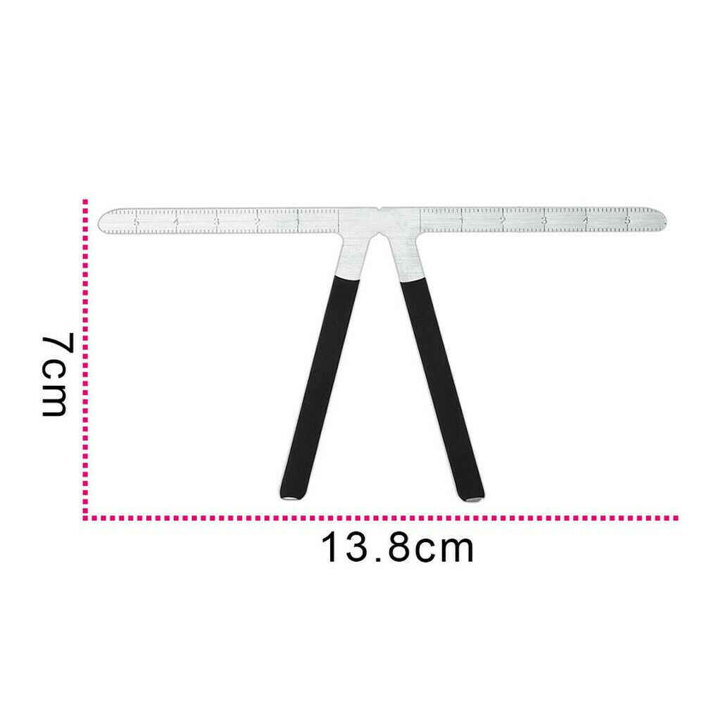 Eyebrow stencil microblading measure eyebrow tattoo ruler