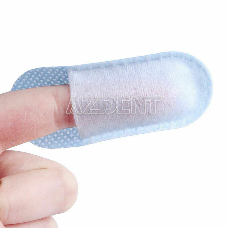 1000 Bags Dental Finger Deep Cleaning Teeth Wipe Tooth Whitening Brush Up