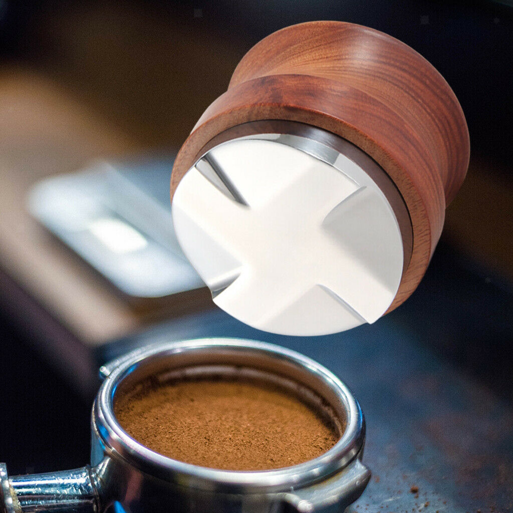 Stainless Steel Coffee Tamper Coffee Distributor Hand Tampers 58mm