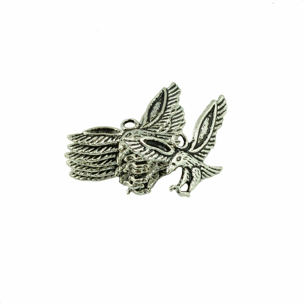 Set of 50 Pieces DIY Necklace Accessories Bird Charm Pendant Fashion Jewelry
