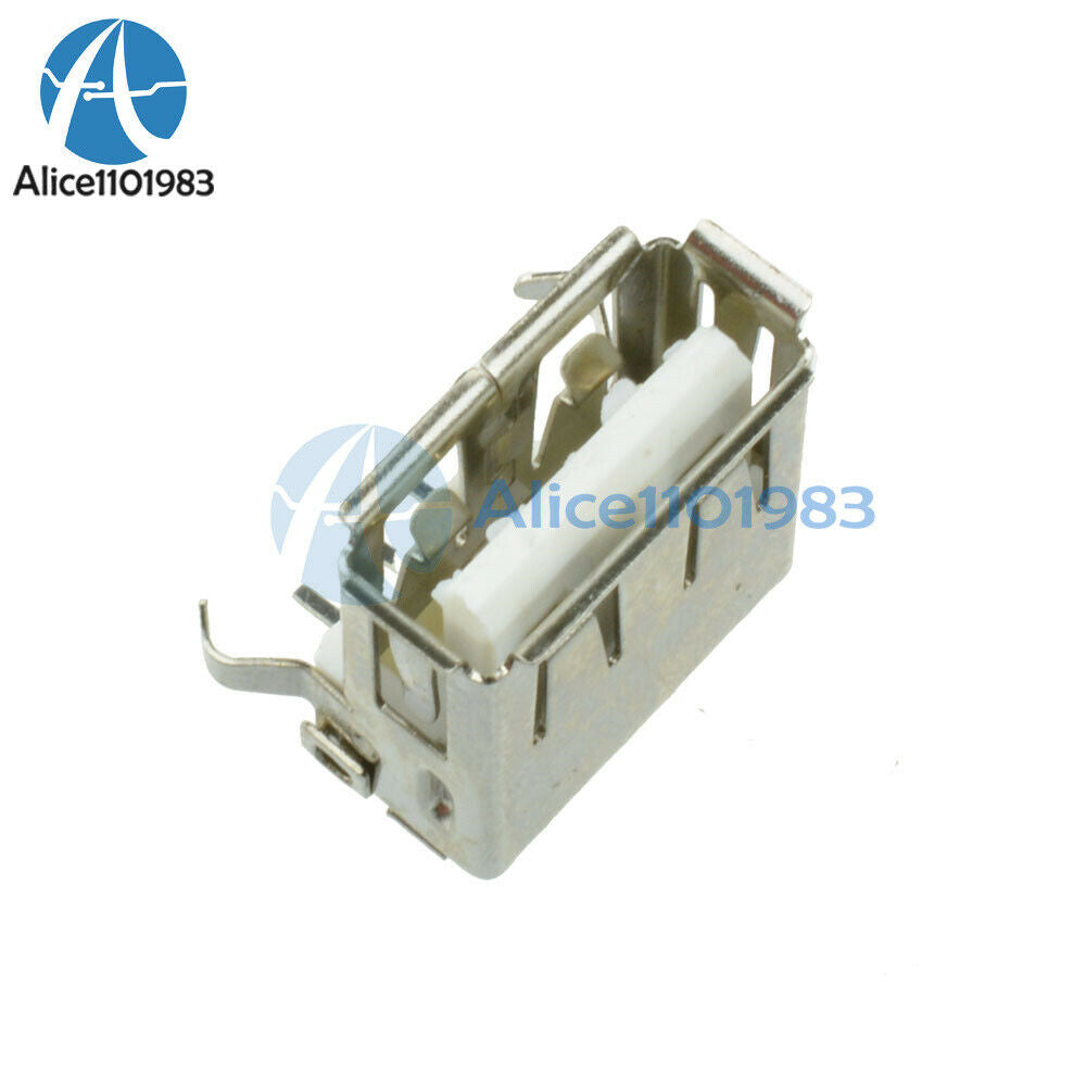 20PCS USB Type A Female Socket A/F 90 degree Female Socket Connector