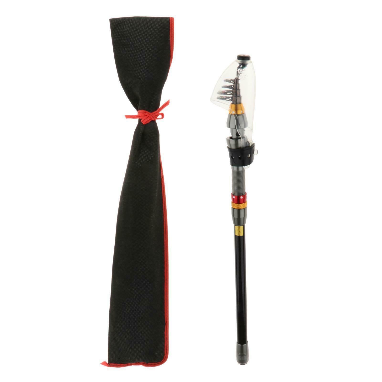 Carbon Fiber Telescopic Fishing Rod Super Strong Sea   Hand Pole 1.8m
