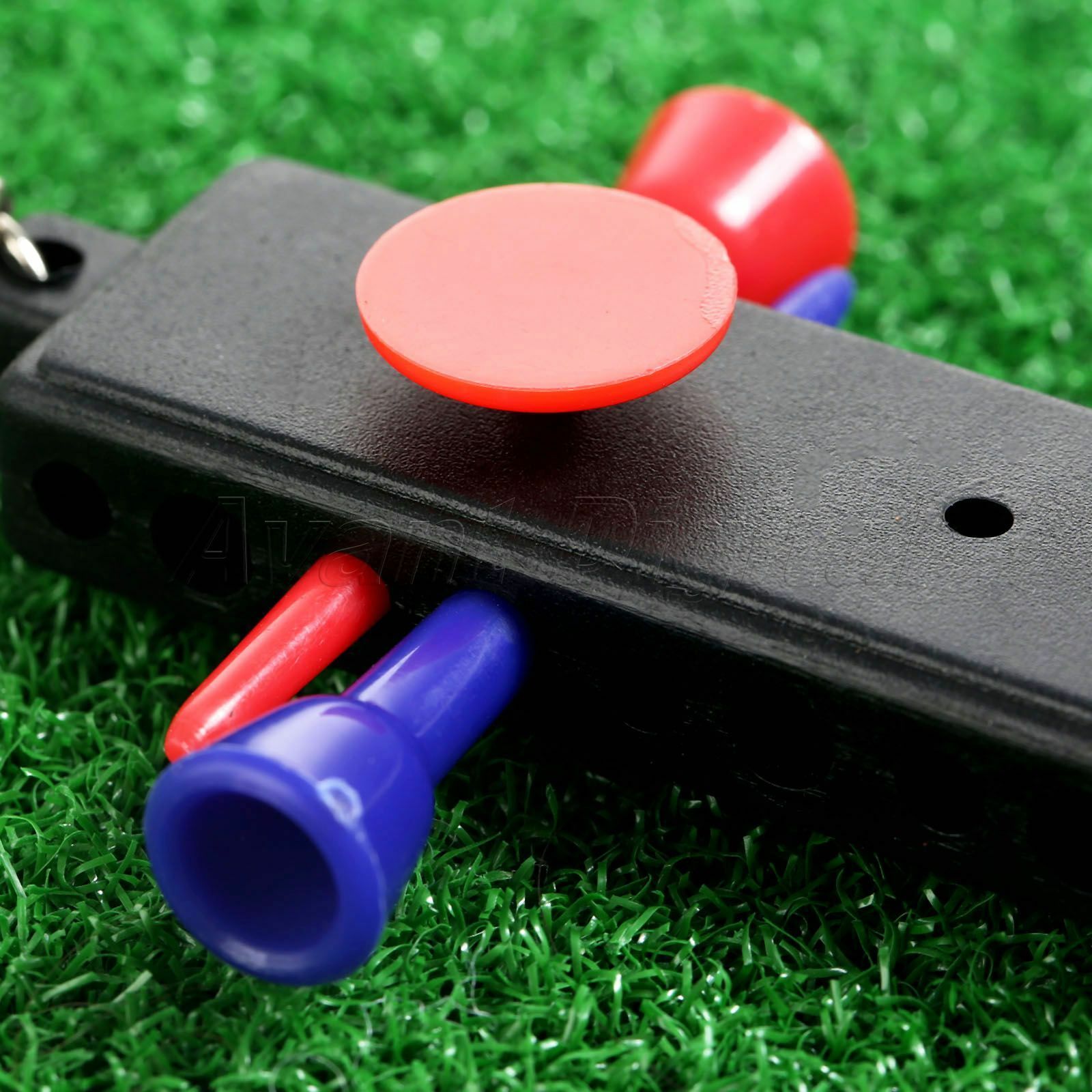 Black Golf Tees Holder Container For Golf Tees Orgnize Carry With a Key Chain
